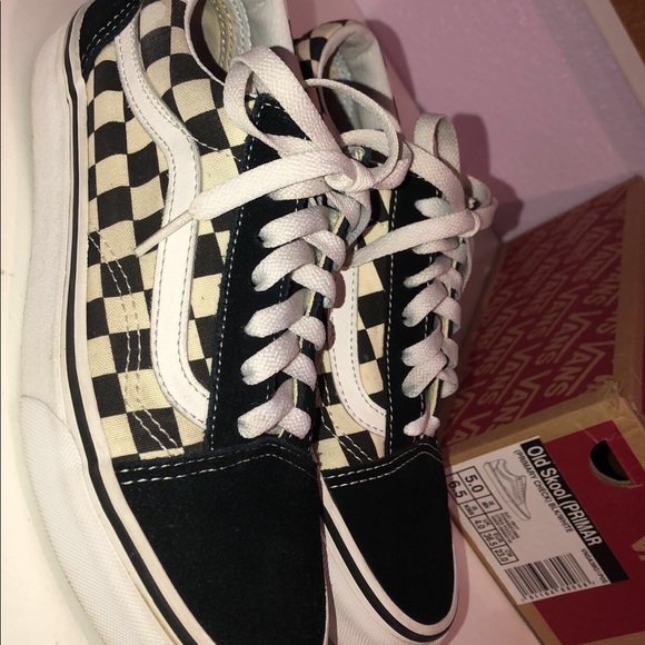 Checkered Old Skool Vans - Picture 4 of 7